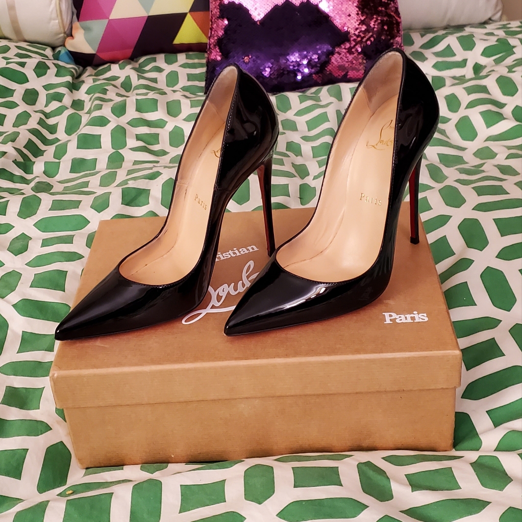 Worn Once Louboutin So Kate 120 Patent Pumps